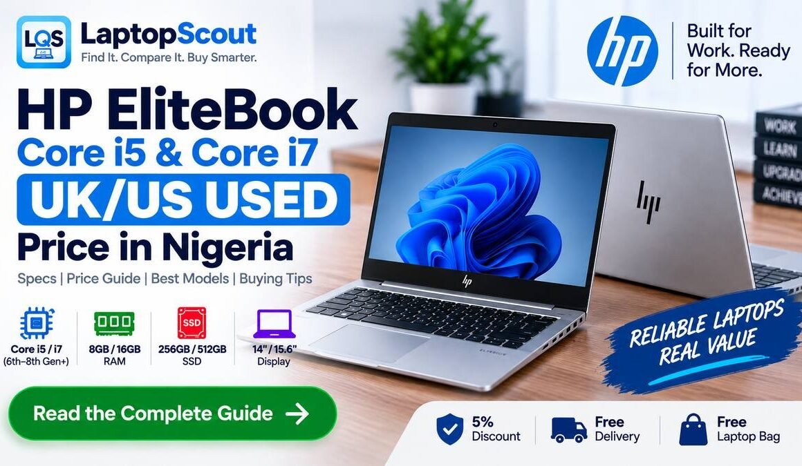 HP EliteBook UK/US Used Price in Nigeria