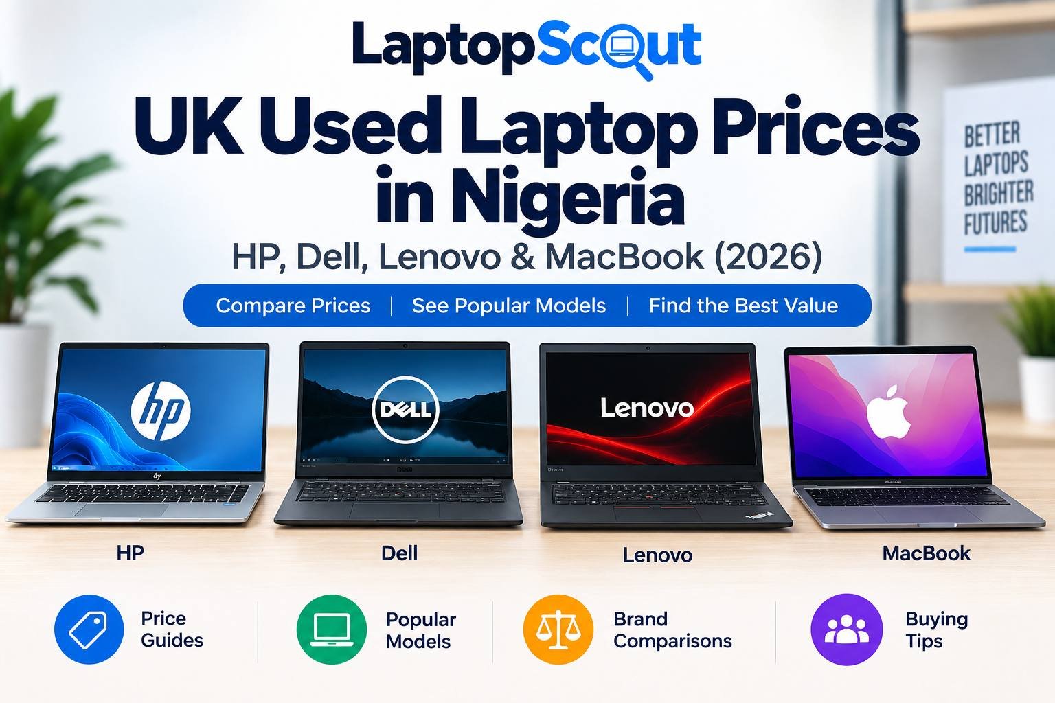 UK Used Laptop Prices in Nigeria: HP, Dell, Lenovo & MacBook